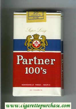 Partner 100s cigarettes soft box