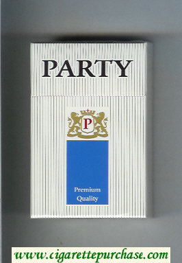 Party Premium Quality Lights cigarettes hard box