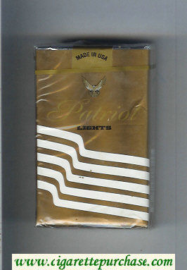 Patriot Lights cigarettes soft box