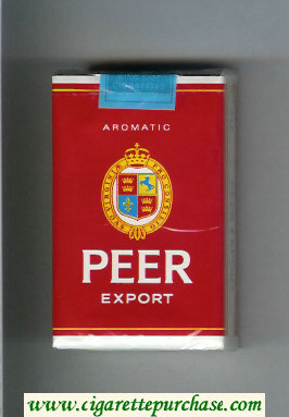 Peer Export Aromatic red cigarettes soft box