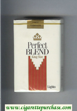 Perfect Blend King Size Lights cigarettes soft box