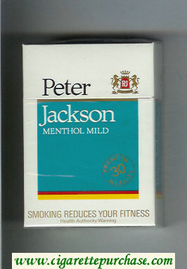 Peter Jackson Menthol Mild 30 cigarettes hard box