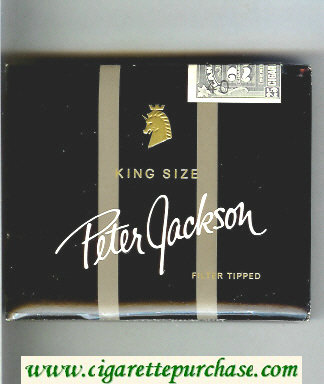 Peter Jackson Filter Tipped King Size 25 cigarettes wide flat hard box