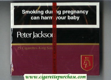 Peter Jackson Filter 25 cigarettes King Size wide flat hard box