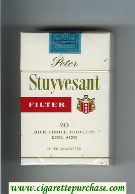 Peter Stuyvesant Filter cigarettes hard box