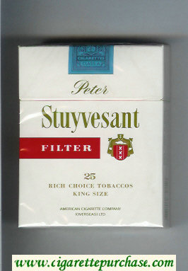 Peter Stuyvesant Filter 25 cigarettes hard box