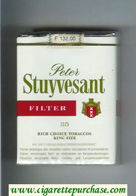 Peter Stuyvesant Filter 25 cigarettes soft box