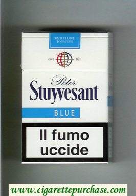 Peter Stuyvesant Blue cigarettes hard box