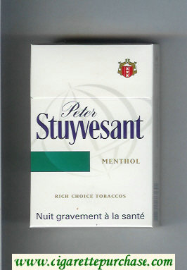 Peter Stuyvesant Menthol cigarettes hard box