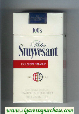 Peter Stuyvesant Long Size 100s cigarettes hard box