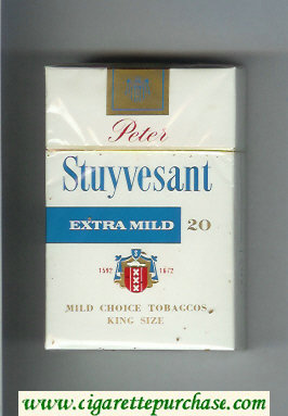 Peter Stuyvesant 1592 - 1672 Extra Mild cigarettes hard box