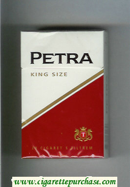 Petra King Size cigarettes hard box