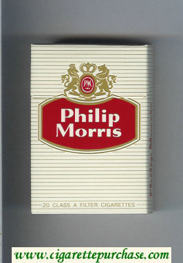 Philip Morris cigarettes hard box