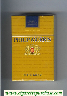 Philip Morris Special Blend cigarettes hard box