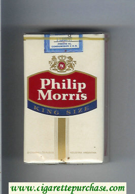 Philip Morris cigarettes soft box