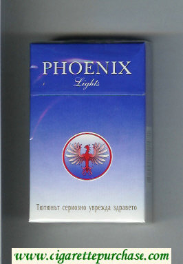 Phoenix Lights cigarettes hard box