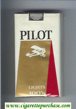 Pilot Lights 100s cigarettes soft box