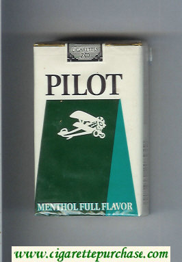 Pilot Menthol Full Flavor cigarettes soft box