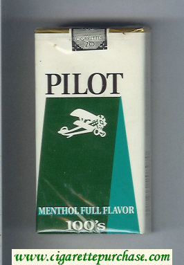 Pilot Menthol Full Flavor 100s cigarettes soft box