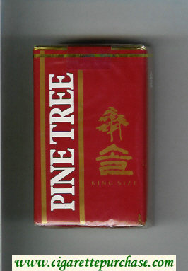 Pine Tree King Size cigarettes soft box