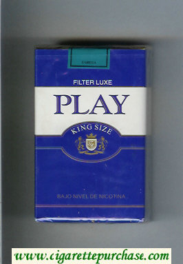 Play cigarettes soft box