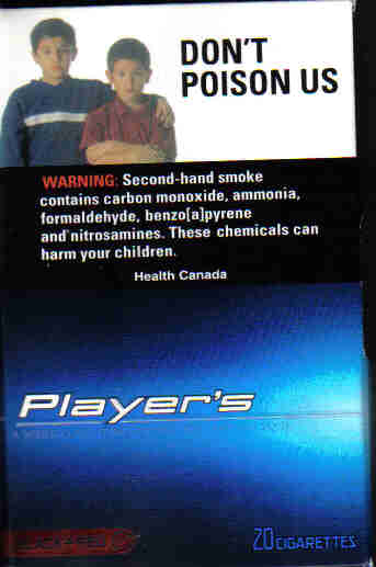 Player's Black and Red Full Flavour cigarettes wide flat hard box