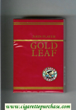 Player's Gold Leaf Quality John Player red cigarettes hard box