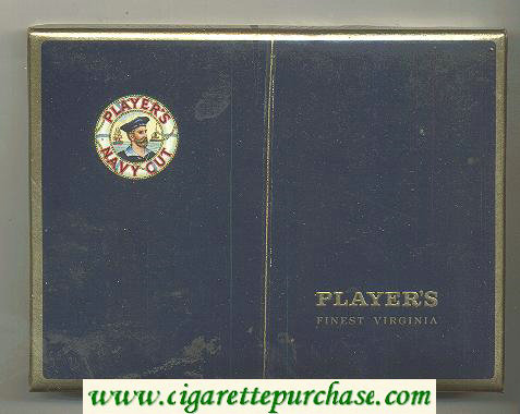 Player's Finest Virginia 50 cigarettes wide flat hard box