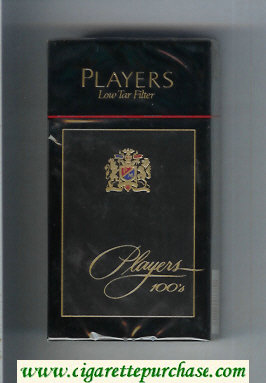 Players Low Tar Filter 100s cigarettes hard box