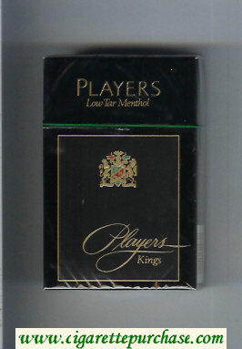 Players Low Tar Menthol cigarettes hard box