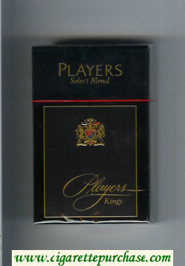 Players Select Blend cigarettes hard box