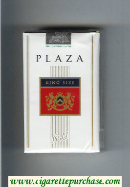 Plaza Gold cigarettes soft box