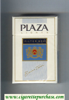 Plaza Lights Baixo Teor cigarettes hard box