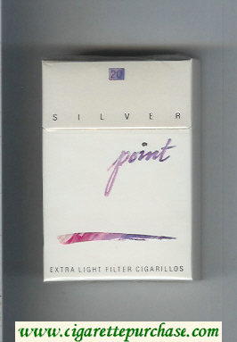 Point Silver Extra Light cigarettes hard box