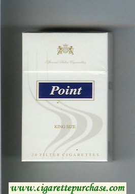 Point King Size cigarettes hard box