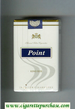 Point King Size cigarettes soft box