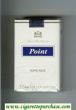 Point King Size soft box cigarettes