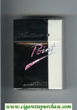 Point Extra Light cigarettes hard box