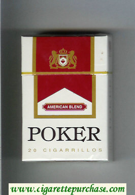 Poker American Blend cigarettes hard box