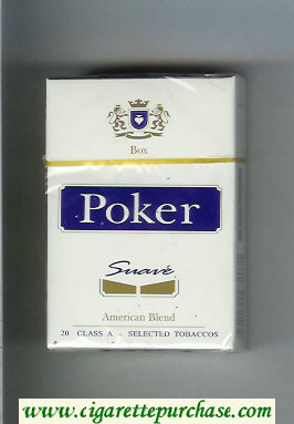 Poker Suave American Blend cigarettes hard box