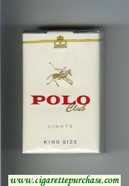 Polo Club Lights King Size cigarettes soft box