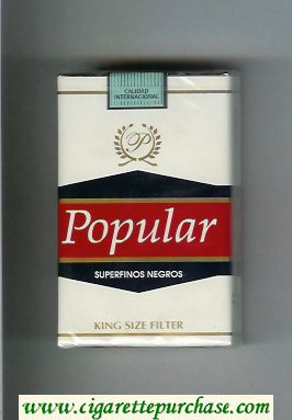Popular Superfinos Negros white and red and black cigarettes soft box