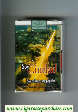 Popular Soy Ciudad cigarettes soft box