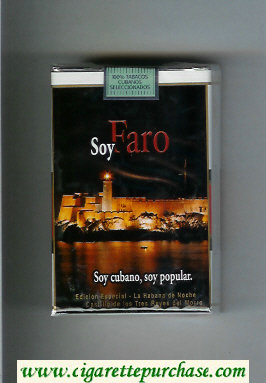 Popular Soy Faro cigarettes soft box