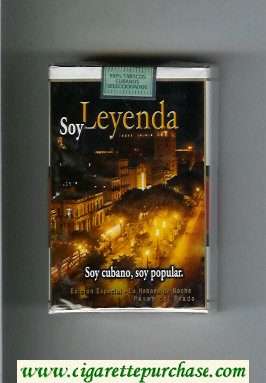 Popular Soy Leyenda cigarettes soft box