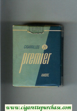 Premier Ambre cigarettes soft box