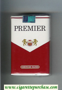 Premier American Blend cigarettes soft box