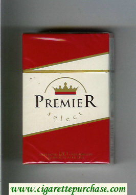 Premier Select cigarettes hard box