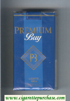 Premium Buy P3 Lights 100s cigarettes soft box