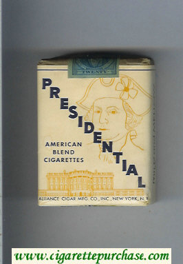 Presidential American Blend Mild and Mellow cigarettes soft box